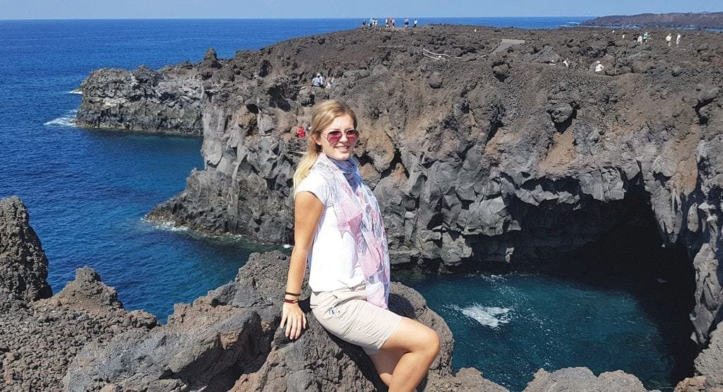 Los Hervideros in Lanzarote
