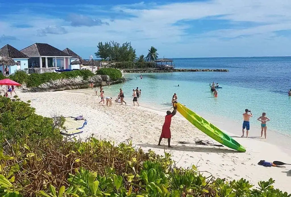 Pearl Island beach near Nassau cruise port