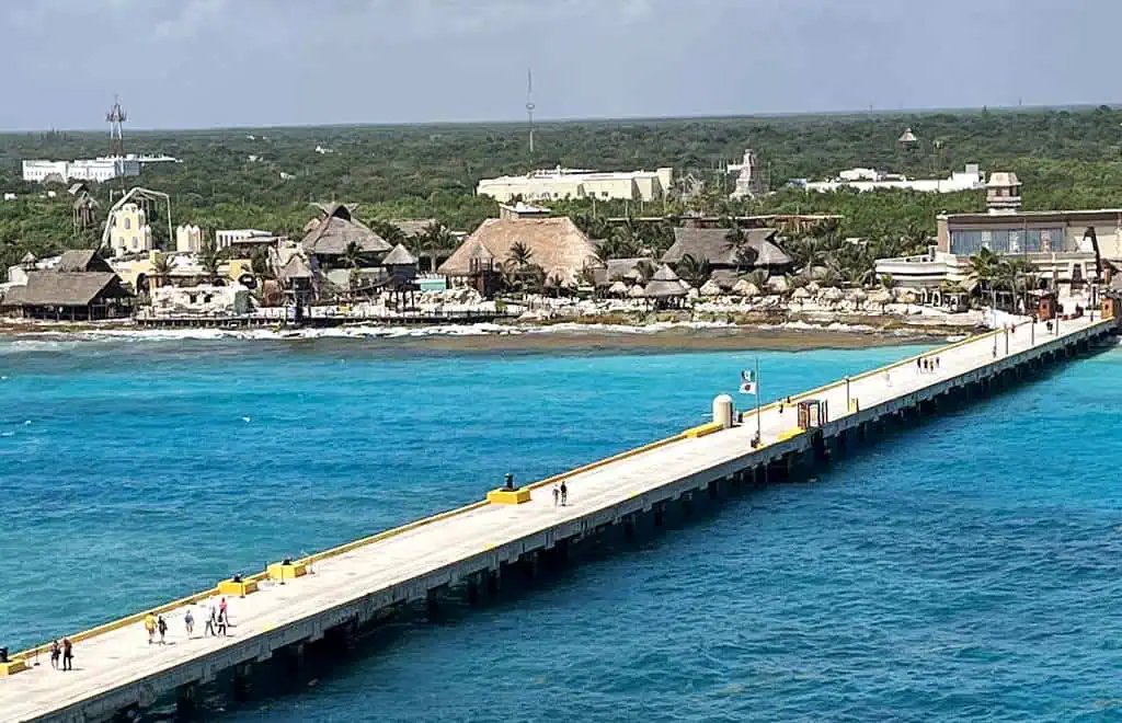 Costa Maya Cruise Port - View from ship