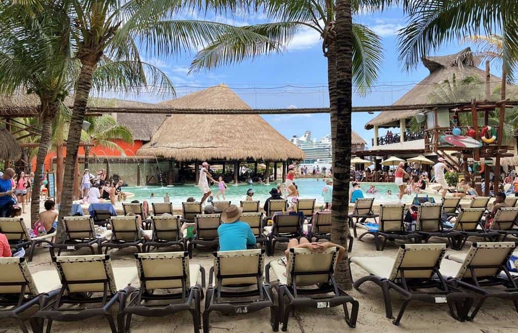 Costa Maya port pool area