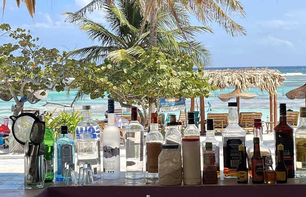 Mahahual beach bar