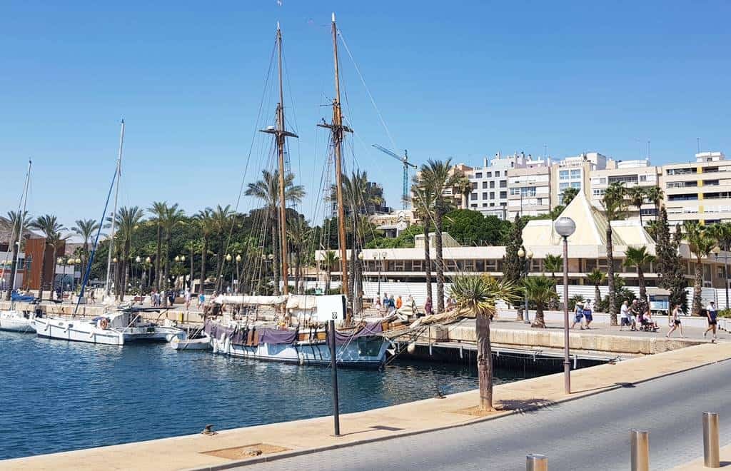 Cartagena waterfront area