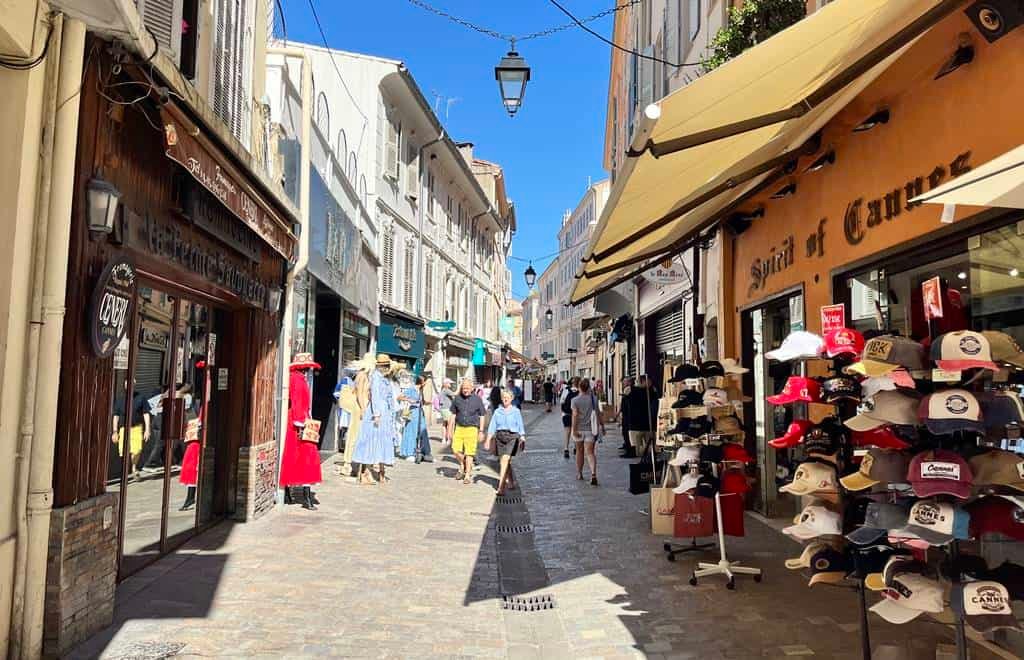 Cannes shopping street