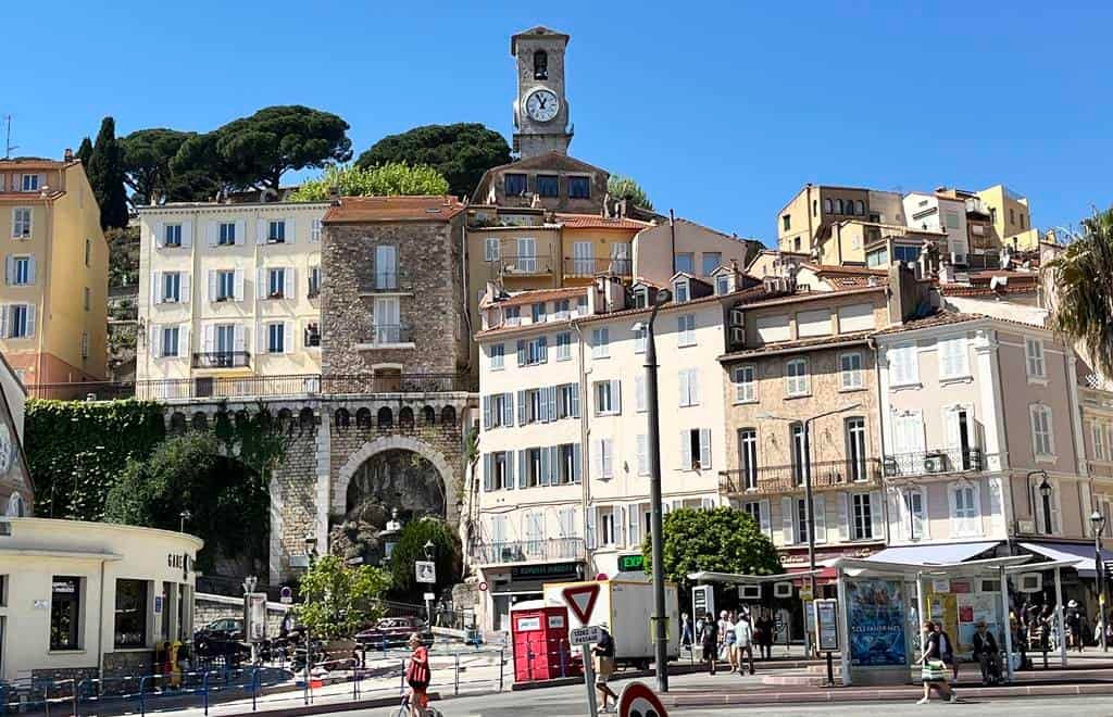 Le Suquet - Cannes Old Town and clock tower