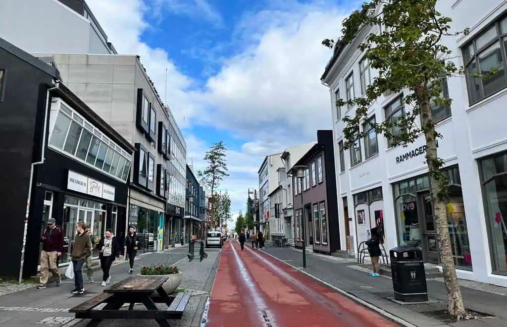 Reykjavik main street