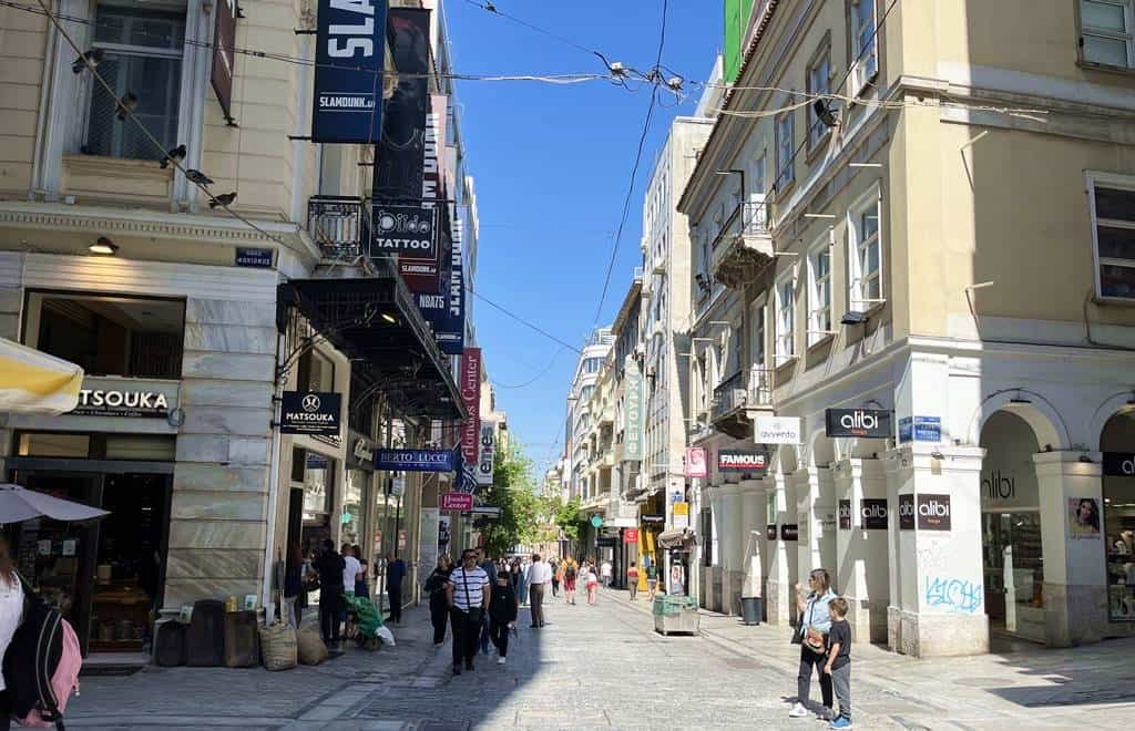 Ermou Street Athens