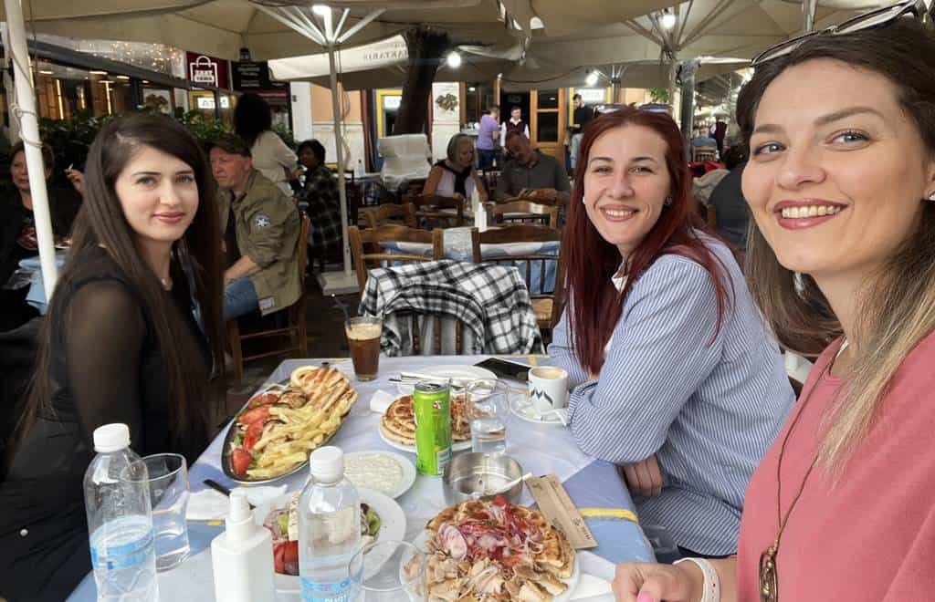 Greek food - Lunch at Monastiraki Square